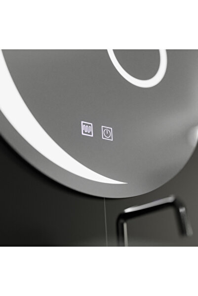 Alista Home Round LED Mirror, 60 cm, Orbis Touch, Defog System, Dimmable