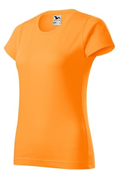 Malfini Tricou Basic pentru femei, portocaliu mandarină, mărimea XS