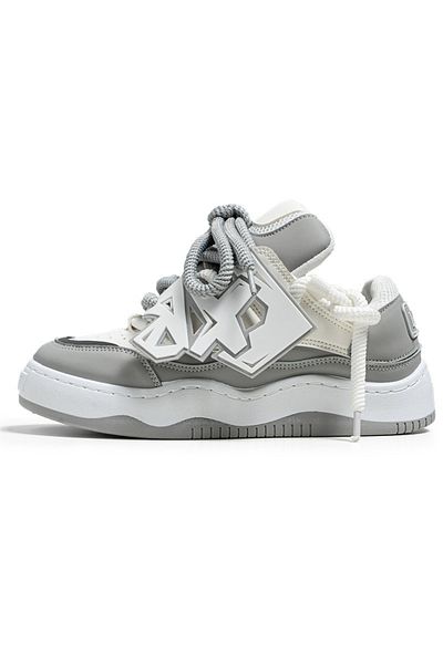 MBrands Sports shoes, sneakers, BBoy synthetic leather Grey 43