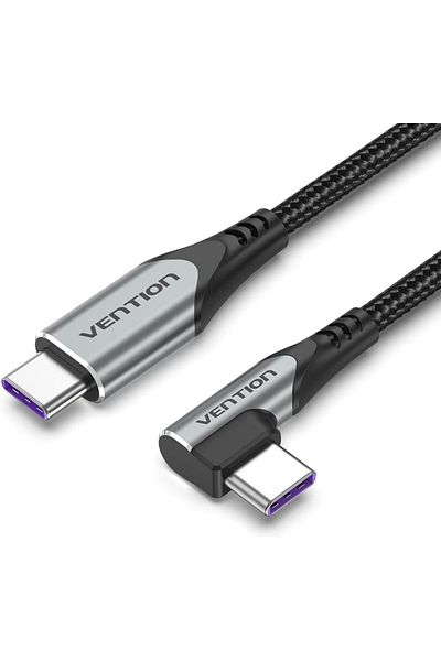 Vention USB C to USB C 2.0 Cable 0.5M,100W,for MacBook Pro/Air, iPad,Huawei,Lenovo,Dell,Samsung