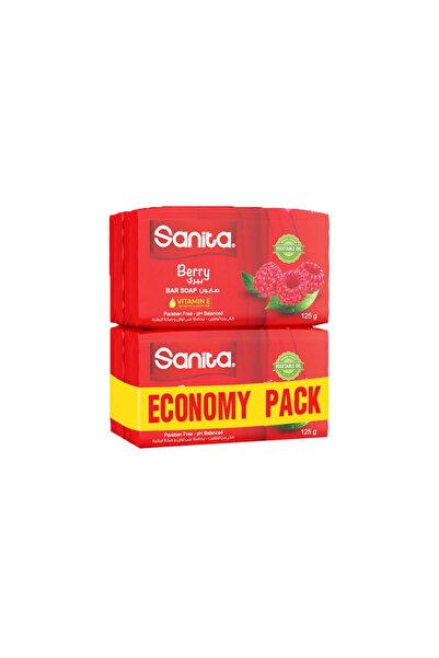 Sanita Bar Soap Berry, 4X125G