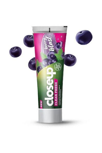 Closeup Clean Fresh Toothpaste, Berry Blast, complete protection & lasting freshness, 75ml