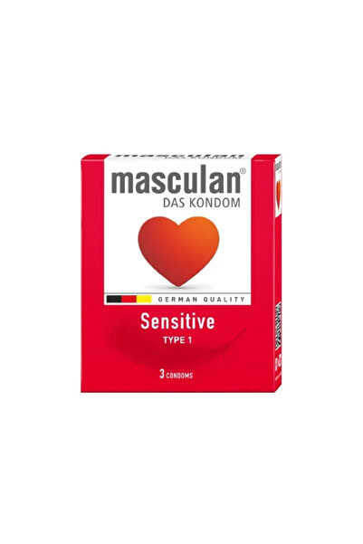 Masculan عازل طبى احساس عالى رقيق كلاسيك- علبة 3 حبات -مسكولان - High Sensitivity Thin Classic Condom -