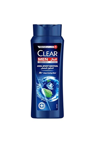 Clear شامبو للرجال، شامبو مضاد للقشرة، كول سبورت مينثول، شعر خالٍ من القشرة بنسبة 100% ومغذي