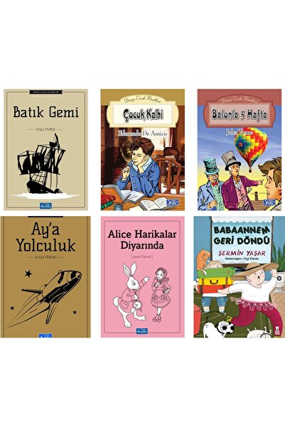 Parıltı Yayınları Babaannem Geri Döndü Ortaokul 6 Kitap Set