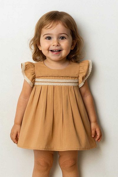 VİYOLİNA Pleated Fistolod Dress