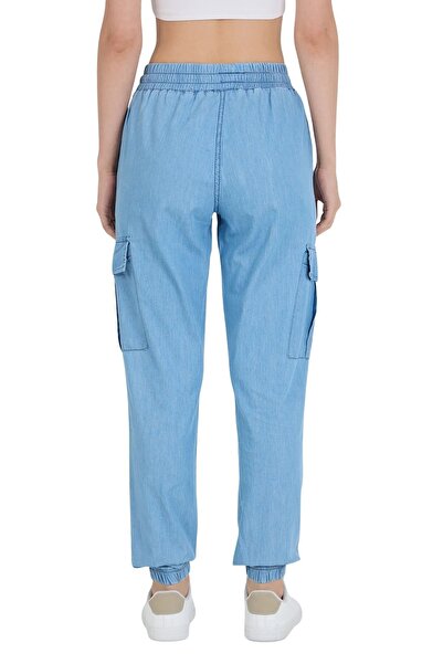 Rodi Jeans High Waist Cargo Pocket Slim Fit Elastic Leg 100% Cotton Slim Jeans