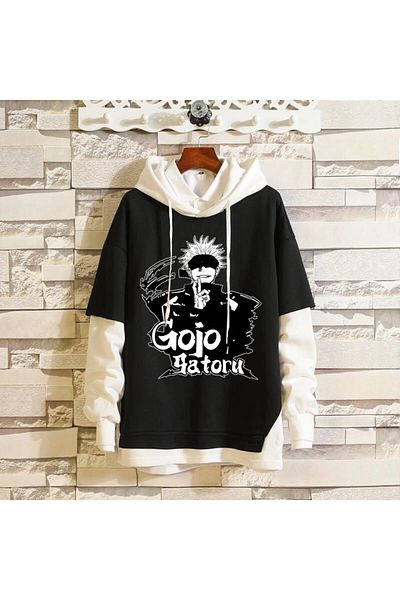aynewmoda Anime Jujutsu Kaisen Satoru Gojo Hooded Sweater