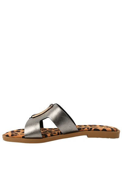 Anna Viotti Casual slippers, women, ANNA VIOTTI, D20-H2989 bronze, leather 40