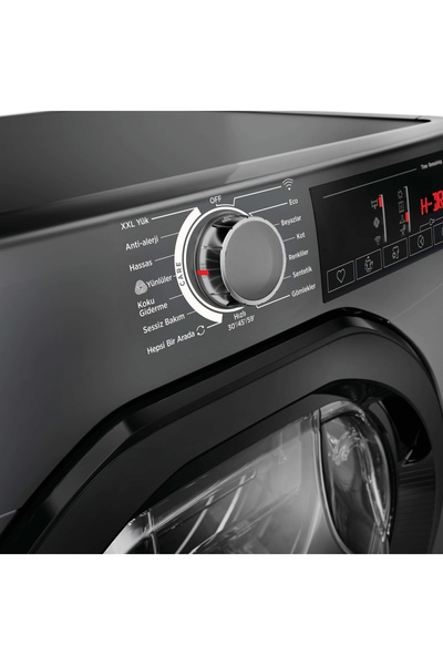 Hoover HRE 10N1TBER-17 10 kg Wi-Fi Bağlantılı Isı Pompalı Kurutma Makinesi