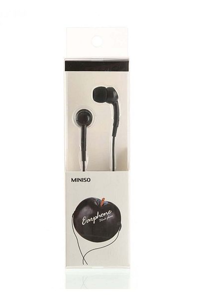 Miniso Wired Earphone - Black