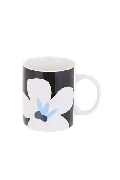 Miniso Colorful Ceramic Mug - Black - 320 ml