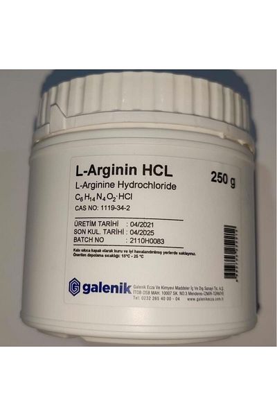 GALENİK L-Arginine Hydrochloride 250 Gr 8693705252212