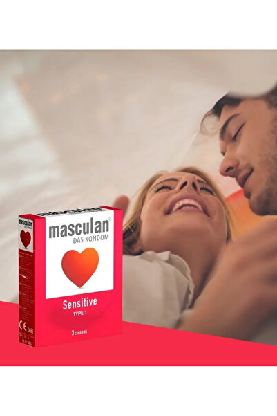 Masculan عازل طبى احساس عالى رقيق كلاسيك- علبة 3 حبات -مسكولان - High Sensitivity Thin Classic Condom -