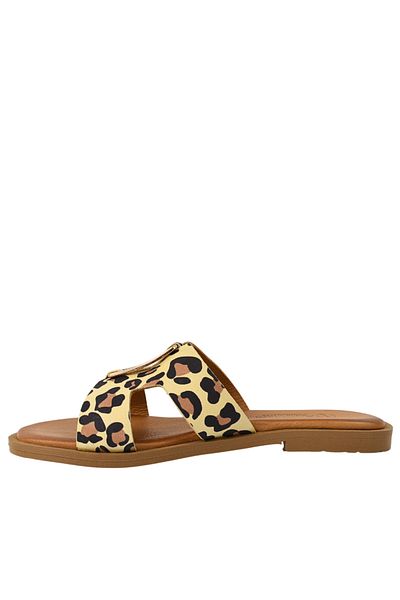 Anna Viotti Casual slippers, women, ANNA VIOTTI, D20-H2989 print, leather 40