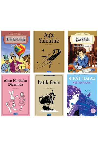 Parıltı Yayınları Halime Kaptan Ortaokul 6 Kitap Set