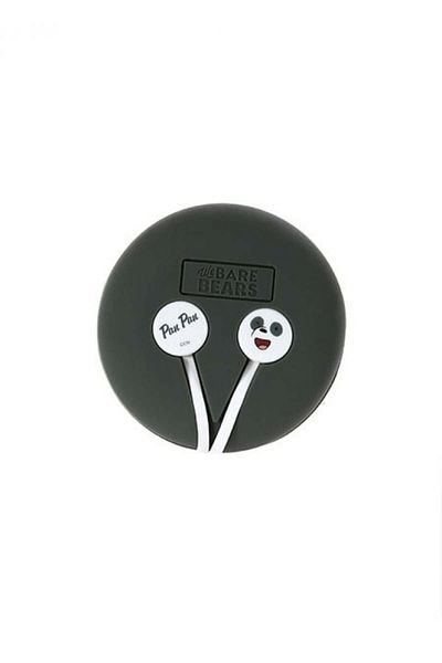Miniso We Bare Bears Panda Wired Earphone with Charging Case