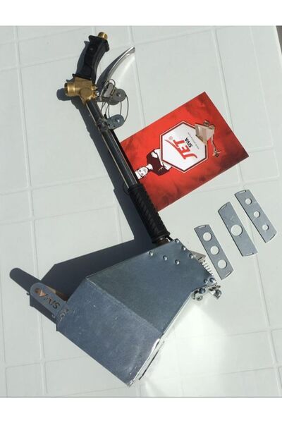 JET SIVA Jet 3 Delikli Duvar Tipi Kapaklı Sıva Püskürtme Küreği (Hortumsuz)