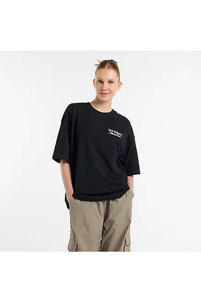 New Balance Übergroßes T-Shirt mit linearer Grafik