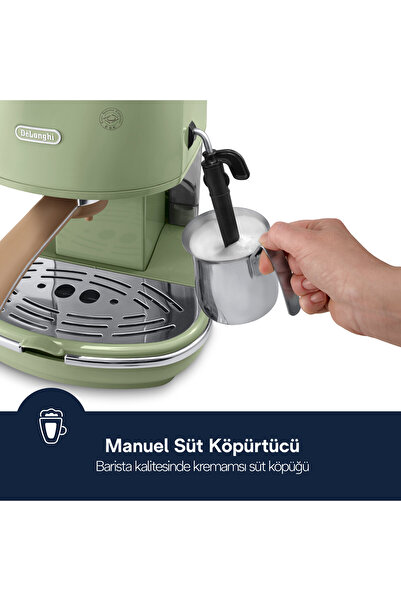 DELONGHİ Icona Vintage Manuel / Barista Tipi Espresso Makinesi Ecov 311.gr