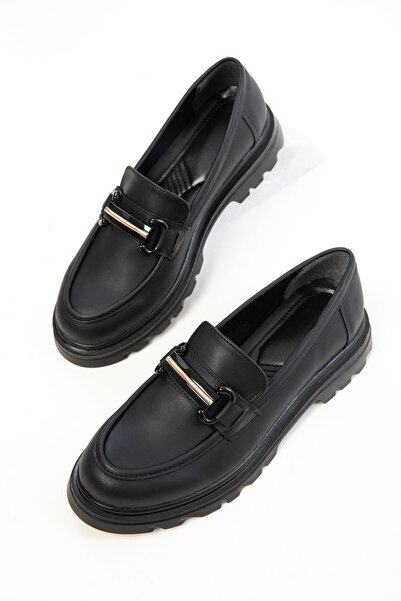 SOHO Siyah Kadın Loafer Ayakkabı 20816