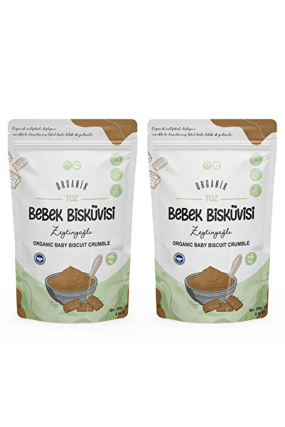 OG natural 2'li Organik Toz Bebek Bisküvi Seti +6 Ay