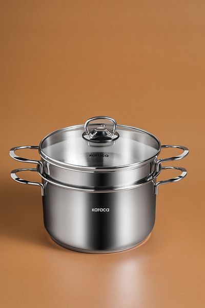 Karaca Mutfakaksever Induction Based Steel Mussel Pot 20 Cm