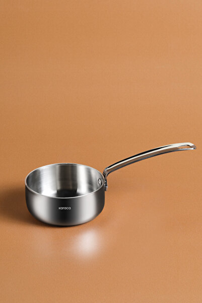 Karaca وعاء حليب صغير من 3 طبقات من الفولاذ المقاوم للصدأ 316 مقاس 10 سم