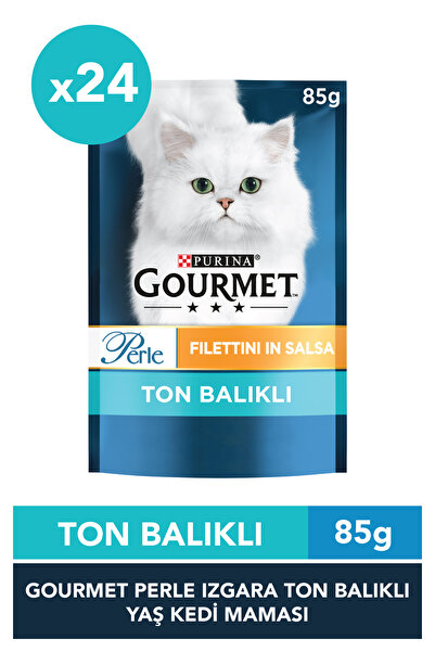 Gourmet Perle Ton Balıklı Yaş Kedi Maması 24 Adet