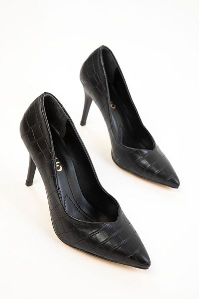 SOHO Black Krako Women's Classic Heeled Shoes 19549