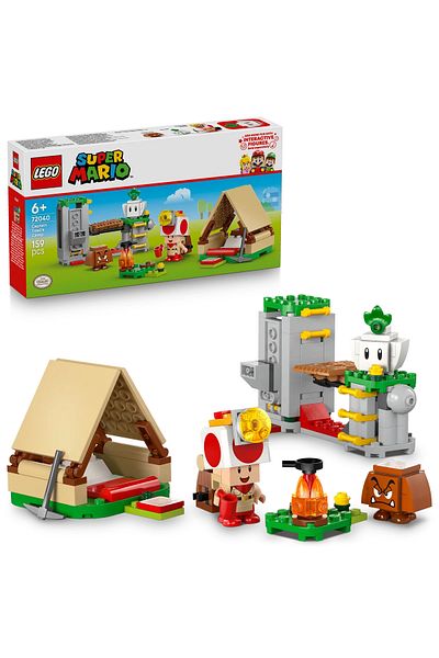 LEGO Super Mario Captain Toad's Camp 72040 - Toy Construction Set for Children over 6 Years(159 Pieces)