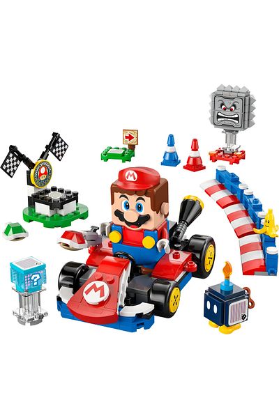 LEGO Super Mario Mario Kart Set 72043 - Toy Construction Set for Children from 7 Years and up (278P)