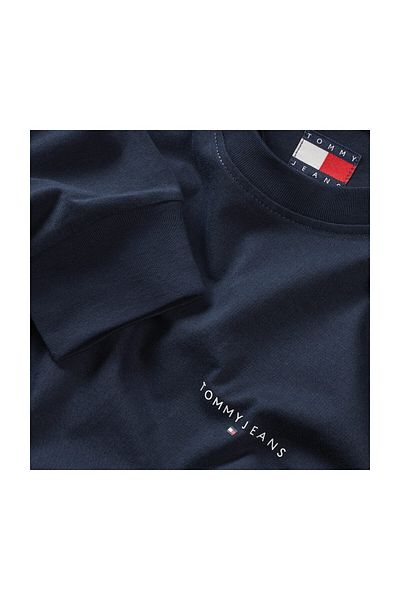 Tommy Hilfiger Tričko TJM SLIM CHEST LINEAR LS s prodlouženým rukávem