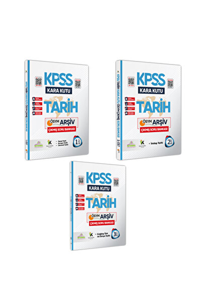 Karakutu Yayınları Kpss Tarihin Kara Kutusu 3lü Set Konu Özetli D.çözümlü Ösym En Kapsamlı Çıkmış Soru Bankası