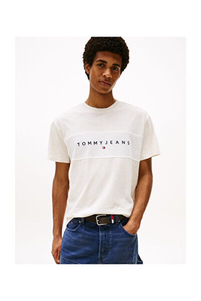 Tommy Hilfiger Tričko s lineárním logem TJM REG CBLK