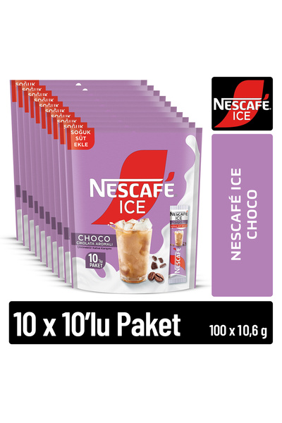 Nescafe 3ü1 ARADA ICE  CHOCO 10(10x10.6g)