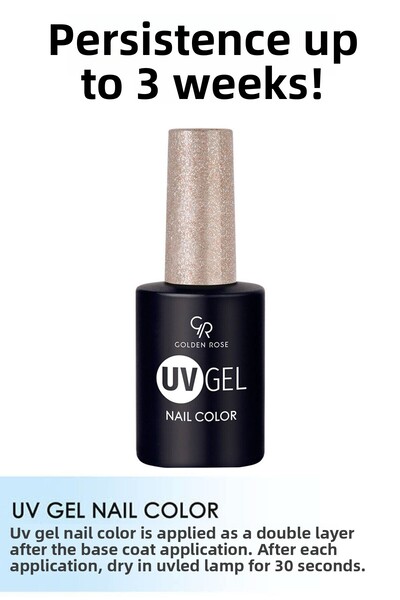 Golden Rose لون أظافر Uvgel - طلاء أظافر دائم 204