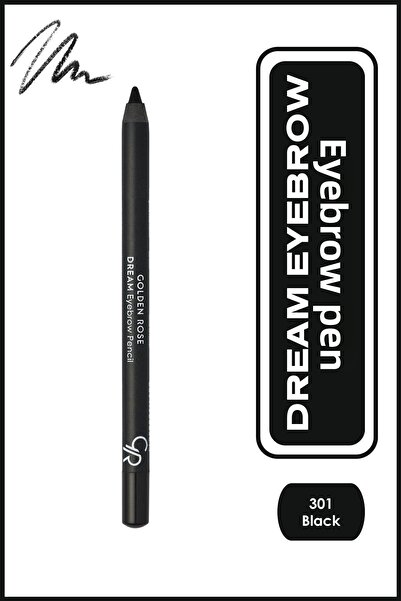 Golden Rose Dream Eyebrow Pencil No: 301 Black - Kaş Kalemi