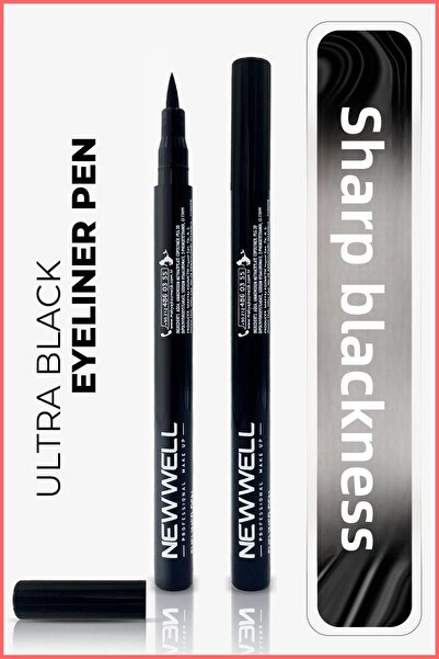 New Well قلم كحل أسود للغاية8680097213327