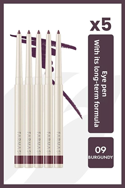 Farmasi 5-Piece Elevator Eye Castle 09 Burgundy