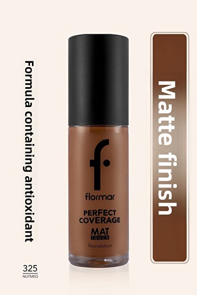 Flormar Mat Touch High Pigmented & Matte Finish Foundation Containing Vitamin E