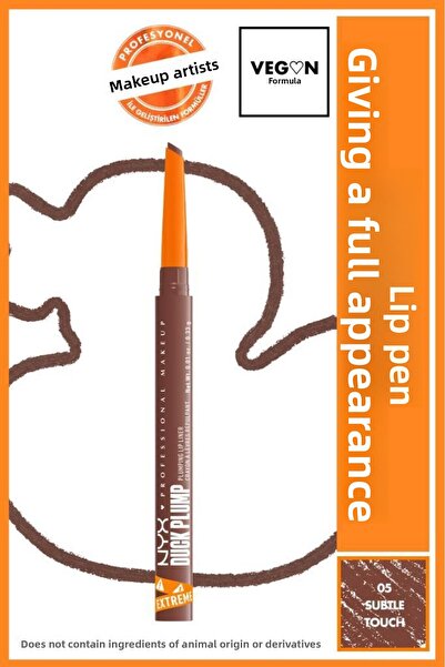 NYX Professional Makeup قلم تحديد الشفاه داك بلمب - 05 لمسة رقيقة