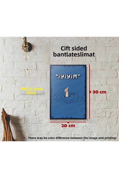 Borambalaj Poster cu umor „Sunt bine” (20x30cm)