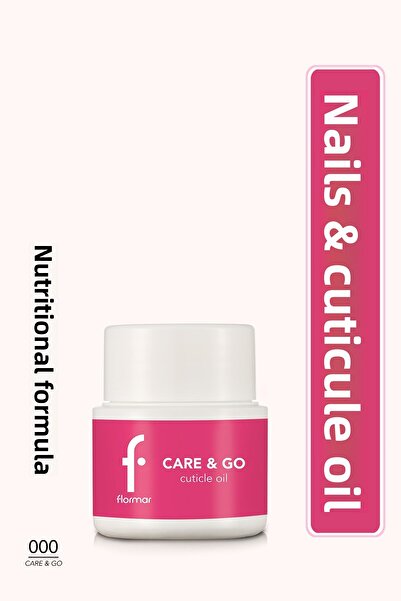 Flormar زيت عملي للعناية بالأظافر مع إسفنجة - Care & Go للعناية بالأظافر - 000