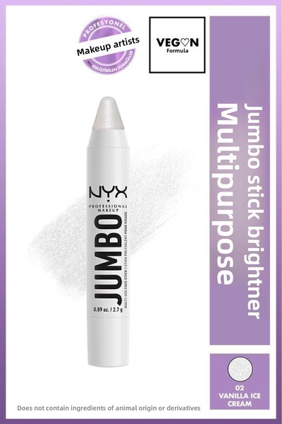 NYX Professional Makeup عصا جامبو للوجه |   عصا تفتيح متعددة الأغراض - كريم ث...