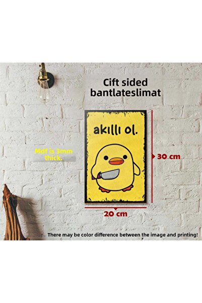 Borambalaj Poster cu umor de Killer Chick Be Smart (20x30cm)
