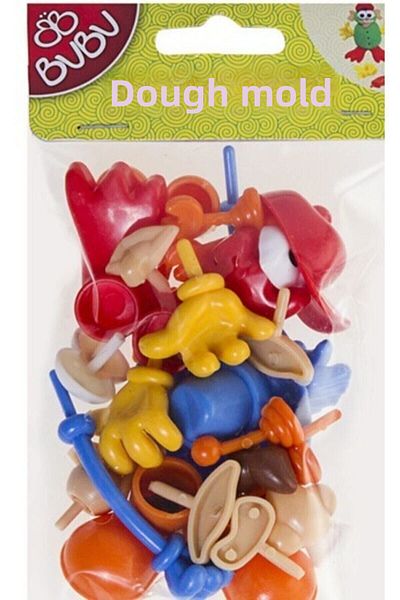 Bubu Bu Bu Plastic Play Dough Accessories - 26 Pieces