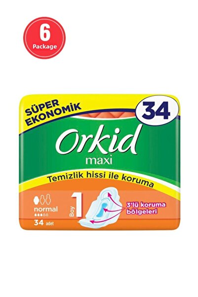 Orkid 4 قطع ماكسي عادي X - 6 قطع