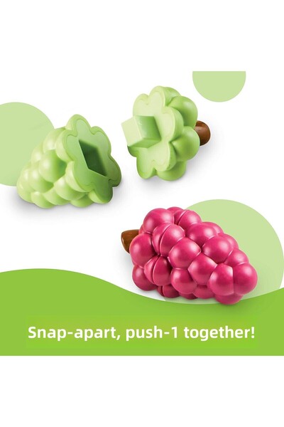 Learning Resources LR -SNAP-N-LEARN™ تشكيل الفواكه
