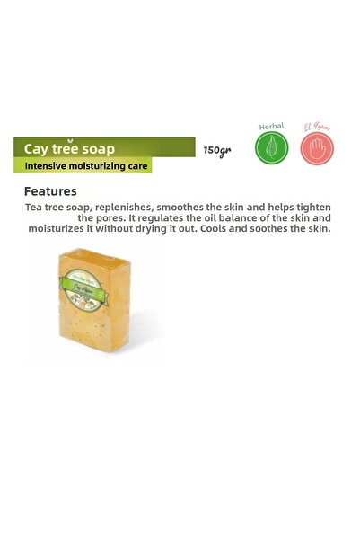 Fitoderman صابون شجرة الشاي الطبيعي المضاد للشعر الدهني 150 جرام